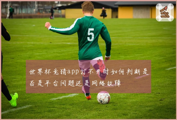 世界杯竞猜app打不开时如何判断是否是平台问题还是网络故障